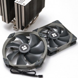 Thermalright Frost Spirit 140 Suoritin Ilmanjäähdytin 12 cm Musta, Hopea