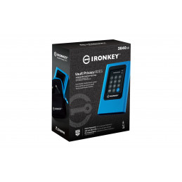 Kingston Technology IronKey Vault Privacy 80 3,84 TB Sininen
