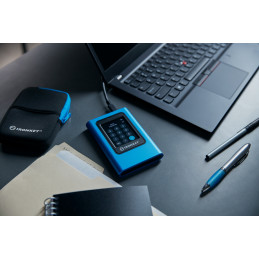 Kingston Technology IronKey Vault Privacy 80 3,84 TB Sininen