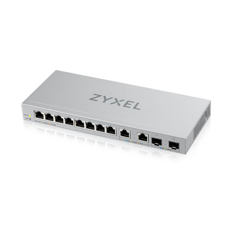 Zyxel XGS1210-12-ZZ0102F verkkokytkin Hallittu Gigabit Ethernet (10 100 1000) Harmaa