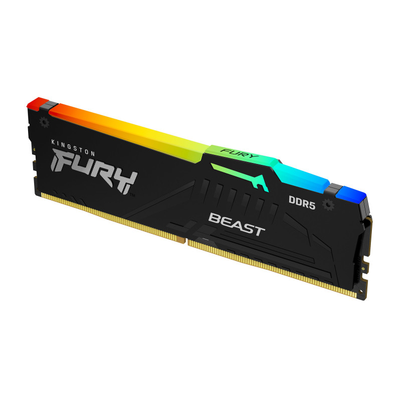 Kingston Technology FURY Beast RGB muistimoduuli 16 GB 1 x 16 GB DDR5 ECC