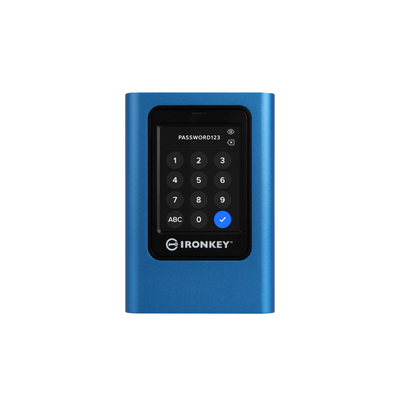 Kingston Technology IronKey Vault Privacy 80 7,68 TB Sininen