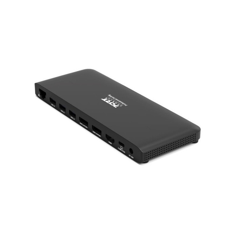 Port Designs 901910W-EU kannettavien tietokoneiden telakka ja porttitoistin Langallinen USB 3.2 Gen 2 (3.1 Gen 2) Type-C Musta