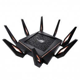 ASUS GT-AX11000 langaton reititin Gigabitti Ethernet Kolmikaista (2,4 GHz 5 GHz 5 GHz) Musta