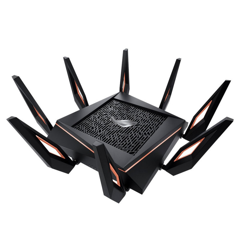 ASUS GT-AX11000 langaton reititin Gigabitti Ethernet Kolmikaista (2,4 GHz 5 GHz 5 GHz) Musta