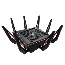 ASUS GT-AX11000 langaton reititin Gigabitti Ethernet Kolmikaista (2,4 GHz 5 GHz 5 GHz) Musta