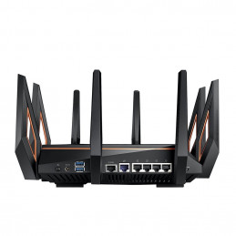 ASUS GT-AX11000 langaton reititin Gigabitti Ethernet Kolmikaista (2,4 GHz 5 GHz 5 GHz) Musta