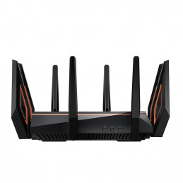ASUS GT-AX11000 langaton reititin Gigabitti Ethernet Kolmikaista (2,4 GHz 5 GHz 5 GHz) Musta