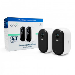 Arlo Essential VMC2250  IP Kamera 2er Pack Bullet IP-turvakamera Sisätila ja ulkotila 1920 x 1080 pikseliä Katto Seinä Tanko