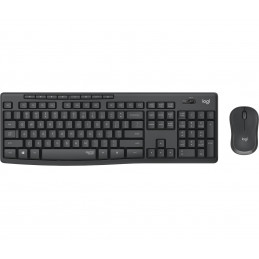 Logitech MK295 Silent Wireless Combo näppäimistö Sisältää hiiren USB QWERTY Pohjoismainen Grafiitti