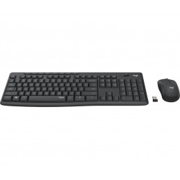 Logitech MK295 Silent Wireless Combo näppäimistö Sisältää hiiren USB QWERTY Pohjoismainen Grafiitti