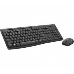 Logitech MK295 Silent Wireless Combo näppäimistö Sisältää hiiren USB QWERTY Pohjoismainen Grafiitti