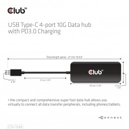 CLUB3D CSV-1548 keskitin