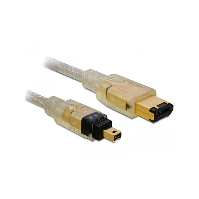 DeLOCK FireWire A A, 2.0m 2 m Harmaa