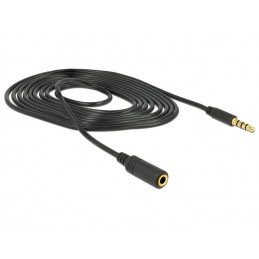 DeLOCK 84667 audiokaapeli 2 m 3.5mm Musta