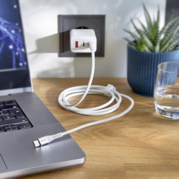 Intenso CABLE USB-C TO USB-C 1.5M 7901002 USB-kaapeli 1,5 m USB C Valkoinen