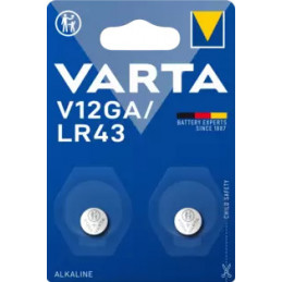 Varta V12GA Kertakäyttöinen akku LR43 Alkali