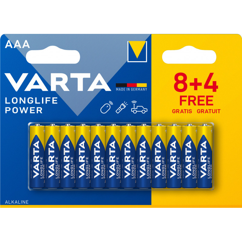 Varta 04903 Kertakäyttöinen akku AAA Alkali