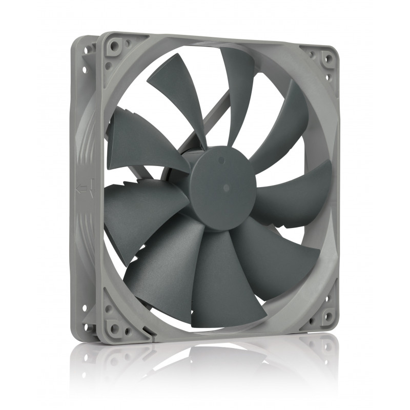 Noctua NF-P14S REDUX-1500 PWM Tietokoneen jäähdytysjärjestelmä Tietokonekotelo Tuuletin 14 cm Harmaa