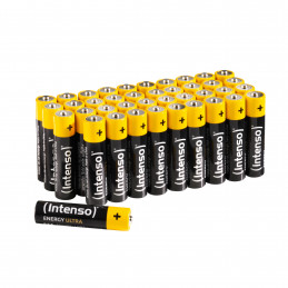 Intenso 7501510 - Energy Ultra Alkaline Batterie AAA Micro 40er-Pack - Batterie Kertakäyttöinen akku Alkali
