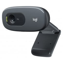 Logitech C270 verkkokamera 3 MP 1280 x 720 pikseliä USB 2.0 musta