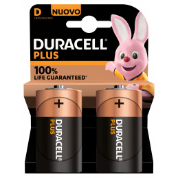 Duracell Plus 100 D Kertakäyttöinen akku Alkali