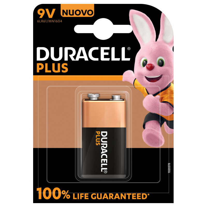 Duracell Plus 100 Kertakäyttöinen akku 9V Alkali