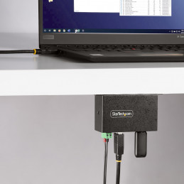 StarTech.com 5G4AINDRM-USB-A-HUB keskitin USB 3.2 Gen 1 (3.1 Gen 1) Type-B 5000 Mbit s musta