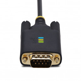 StarTech.com 1P10FFC-USB-SERIAL sarjakaapeli musta 3 m USB A-tyyppi DB-9