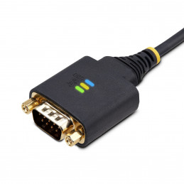 StarTech.com 1P10FFC-USB-SERIAL sarjakaapeli musta 3 m USB A-tyyppi DB-9