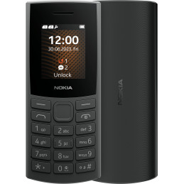 Nokia 105 4G (2023) 4,57 cm (1.8") 93 g Puuhiili Ominaisuuspuhelin