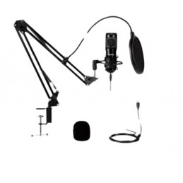 Gear4U RGB Streaming Microphone musta Studiomikrofoni