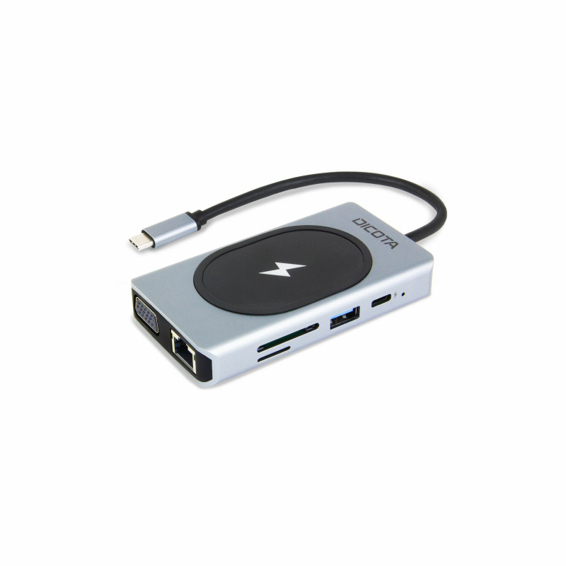DICOTA D32059 keskitin USB Type-C musta, Hopea