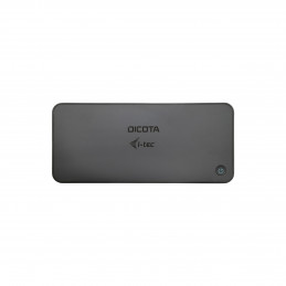 DICOTA D31951 kannettavien tietokoneiden telakka ja porttitoistin Langallinen USB Type-C musta