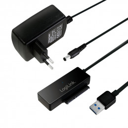LogiLink AU0050 tallennusaseman telakointiasema USB 3.2 Gen 1 (3.1 Gen 1) Type-A musta