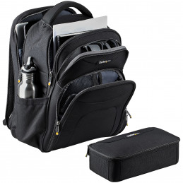 StarTech.com NTBKBAG156 laukku kannettavalle tietokoneelle 39,6 cm (15.6") Reppu musta