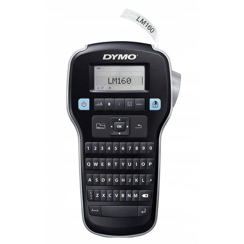 DYMO LabelManager DY LM 160 etikettitulostin Lämpömustesuihkutulostin 180 x 180 DPI 12 mm s D1 QWERTY