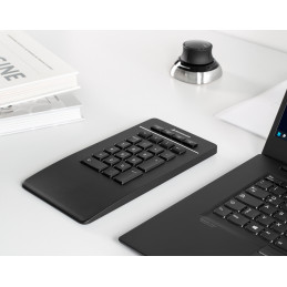 3Dconnexion Numpad Pro Numeerinen näppäimistö Bluetooth USB RF Wireless musta