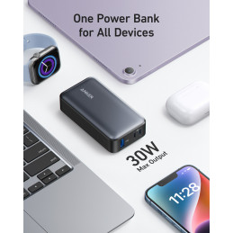 Anker 533 Power Bank (PowerCore 30W) Litium 10000 mAh musta