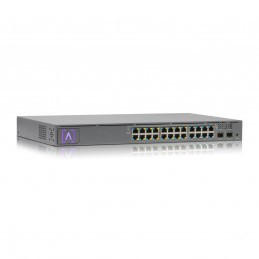 Alta Labs S24-POE verkkokytkin Hallittu Gigabit Ethernet (10 100 1000) Power over Ethernet -tuki 1U Harmaa