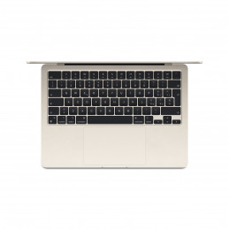 Apple MacBook Air Apple M M3 Kannettava tietokone 34,5 cm (13.6") 8 GB 256 GB SSD Wi-Fi 6E (802.11ax) macOS Sonoma Valkoinen