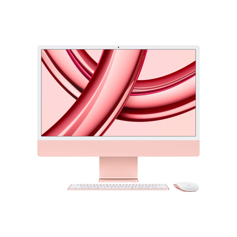 Apple iMac Apple M M3 59,7 cm (23.5") 4480 x 2520 pikseliä All-in-one PC 8 GB 512 GB SSD macOS Sonoma Wi-Fi 6E (802.11ax)