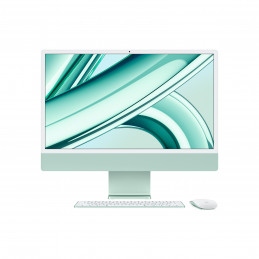 Apple iMac Apple M M3 59,7 cm (23.5") 4480 x 2520 pikseliä All-in-one PC 8 GB 512 GB SSD macOS Sonoma Wi-Fi 6E (802.11ax) Vihreä