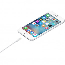 Apple MUQW3ZM A Lightning-kaapeli 1 m Valkoinen