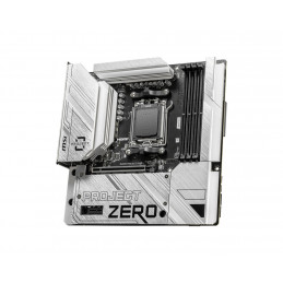 MSI B650M PROJECT ZERO emolevy AMD B650 Pistoke AM5 mikro ATX