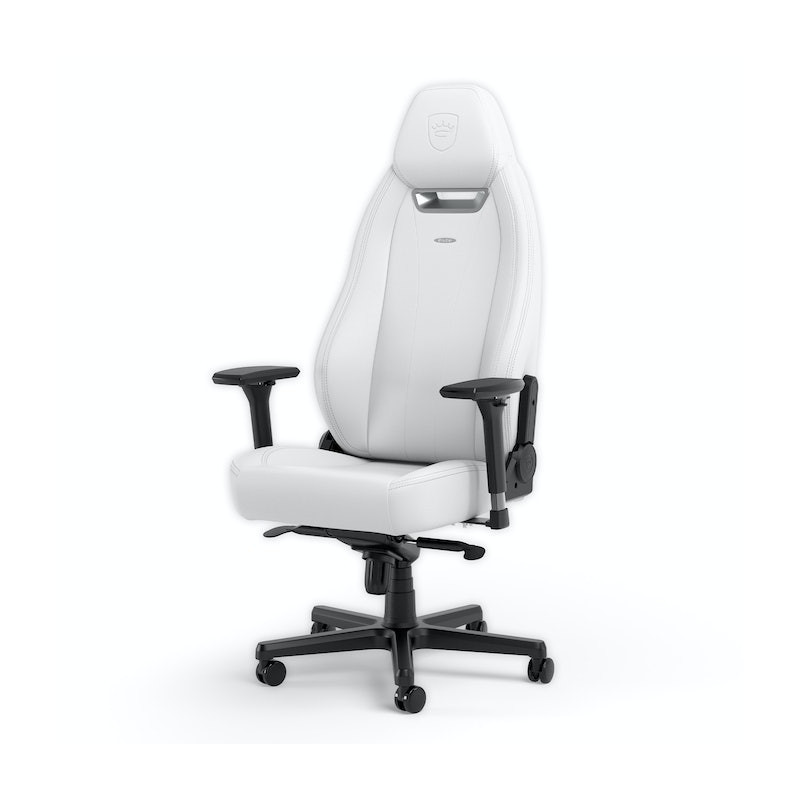 noblechairs LEGEND Käsinojallinen pelituoli pehmustettu istuin Valkoinen