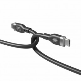 HYPER HJ4002BKGL USB-kaapeli 2 m USB 2.0 USB C musta