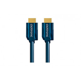 ClickTronic 70308 HDMI-kaapeli 12,5 m HDMI-tyyppi A (vakio) Sininen