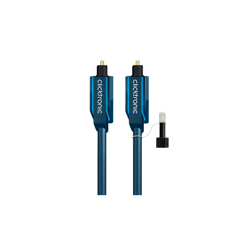 ClickTronic 3m Toslink Opto-Set audiokaapeli Sininen