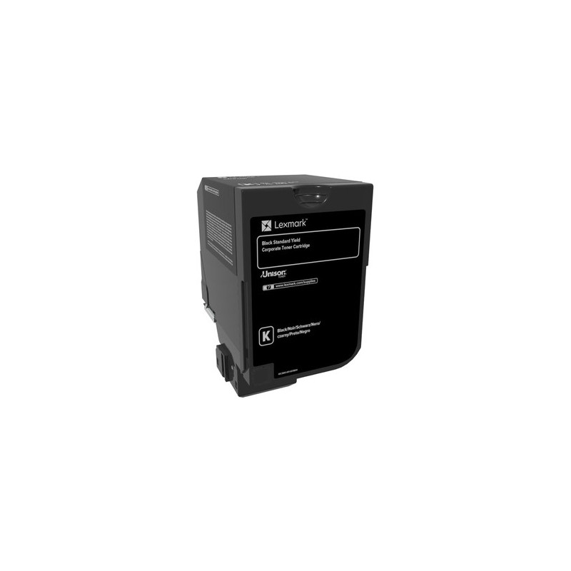Lexmark 74C2SKE värikasetti 1 kpl Alkuperäinen musta
